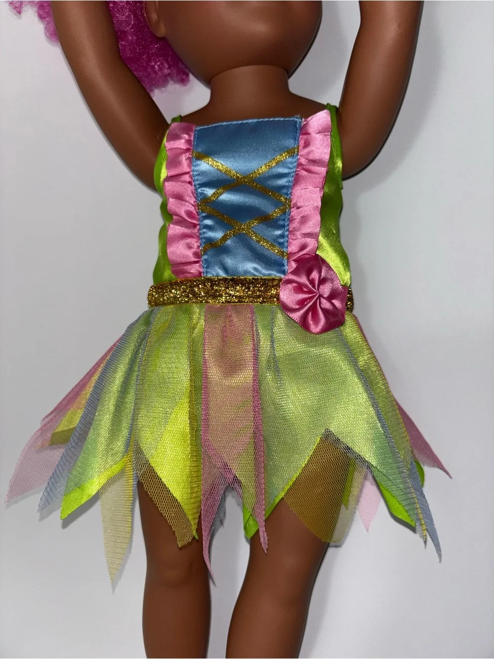 My Life As Elora Doll 18 Inch Posable Enchanted Fairy Pink Hair Eyes Open Close